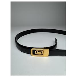 Céline-CELINE Belts T.cm 95 Leather-Black