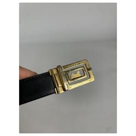 Céline-CELINE Belts T.cm 95 Leather-Black
