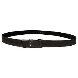 Cinto de couro marrom Yves Saint Laurent Marrom