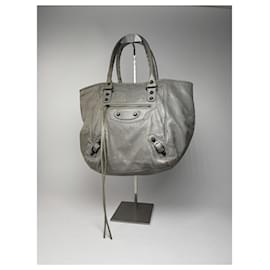 Balenciaga-Sacs à main BALENCIAGA T. Cuir-Gris