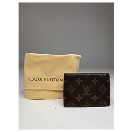 Vintage Louis Vuitton Monogram Kartenhalter braun Braun