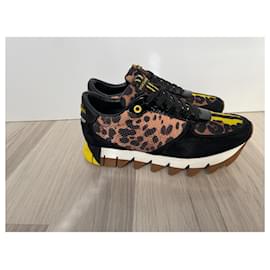 Dolce & Gabbana-Sneakers-Brown,Black