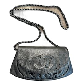 Chanel-Chanel half-moon bag-Grey
