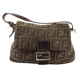 Fendi-Mamma Baguette shoulder bag-Brown