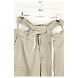 Autre Marque-Wide cotton pants-Khaki