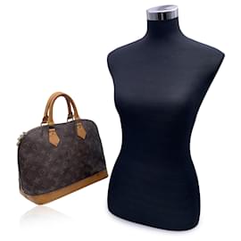 Louis Vuitton-Bolsa satchel Alma PM em lona monograma vintage M53151-Marrom