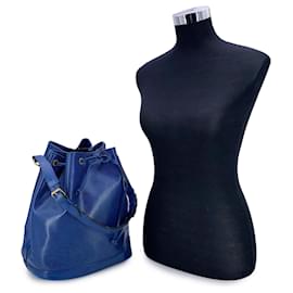 Louis Vuitton-Bolsa de ombro Noe Noé em couro Epi azul vintage-Azul