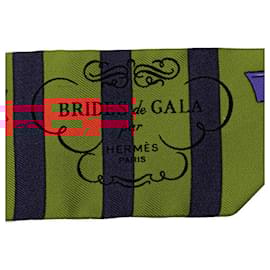 Hermès-Hermes Silk BRIDES de GALA Scarf-Orange