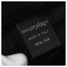 Chanel-Chanel Orilag Fur Coco Mark Scarf-Brown