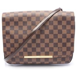Louis Vuitton-Bolsa de Ombro Louis Vuitton Damier Hoxton GM N41253-Marrom
