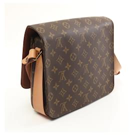 Louis Vuitton-Bolsa de Ombro Cartouchiere GM Louis Vuitton M51252-Marrom