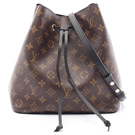 Louis Vuitton-Bolsa de Ombro NeoNoe Monograma Louis Vuitton M44020-Marrom