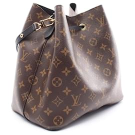 Louis Vuitton-Bolsa de Ombro NeoNoe Monograma Louis Vuitton M44020-Marrom