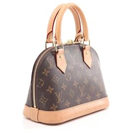 Louis Vuitton-Bolsa de mão Monogram Alma BB M53152 da Louis Vuitton-Marrom