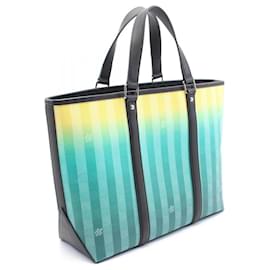 Louis Vuitton-Louis Vuitton Weekend Tote PM Damier Stripe Bag M59919-Green