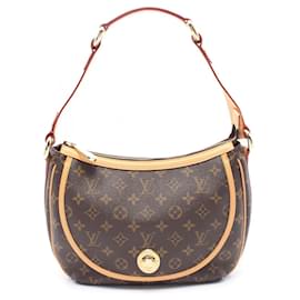 Louis Vuitton-Bolsa de Ombro Louis Vuitton Monogram Tulum PM M40076-Marrom