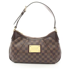 Louis Vuitton-Bolsa de Ombro Louis Vuitton Thames PM Damier N48180-Marrom