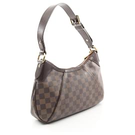 Louis Vuitton-Bolsa de Ombro Louis Vuitton Thames PM Damier N48180-Marrom