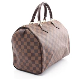 Louis Vuitton-Bolsa Louis Vuitton Damier Speedy 30 N41531-Marrom