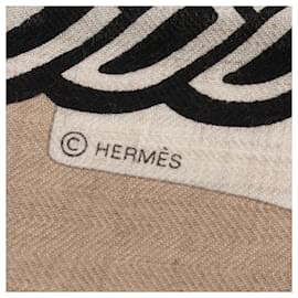 Hermès-Hermes Silk Cashmere Scarf Fantaisie d'Etriers-Pink