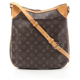 Louis Vuitton-Bolsa de Ombro Monogram Odeon MM Louis Vuitton M56389-Marrom