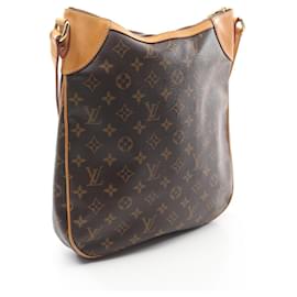 Louis Vuitton-Bolsa de Ombro Monogram Odeon MM Louis Vuitton M56389-Marrom