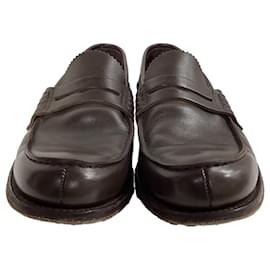 Church's- Church's Pembrey Loafers in Brown Calfskin Leather-Brown,Red
