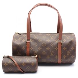 Louis Vuitton-Bolsa Louis Vuitton Papillon 30 Monogram M51365-Marrom