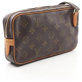 Louis Vuitton-Bolsa de Ombro Monogram Louis Vuitton M51828-Marrom
