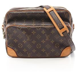 Louis Vuitton-Bolsa de Ombro Monograma Nile da Louis Vuitton M45244-Marrom