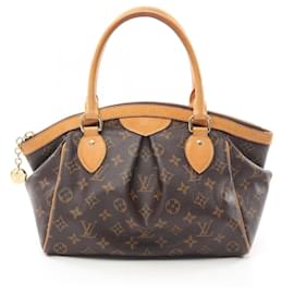 Louis Vuitton-Bolsa de mão Monogram Tivoli PM M40143 da Louis Vuitton-Marrom