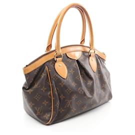 Louis Vuitton-Bolsa de mão Monogram Tivoli PM M40143 da Louis Vuitton-Marrom