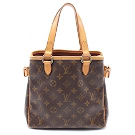 Louis Vuitton-Bolsa de mão Monogram Louis Vuitton M51156-Marrom