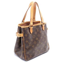 Louis Vuitton-Bolsa de mão Monogram Louis Vuitton M51156-Marrom