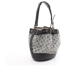 Louis Vuitton-Bolsa Louis Vuitton Noé em lona e couro-Cinza