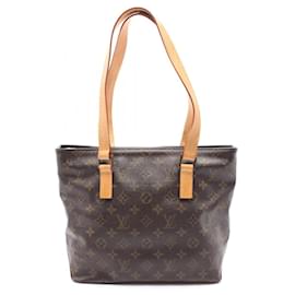 Louis Vuitton-Bolsa de Ombro Cabas Piano Monograma Louis Vuitton M51148-Marrom
