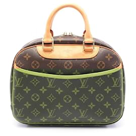 Louis Vuitton-Bolsa de mão Monogram Trouville M42228 da Louis Vuitton-Marrom