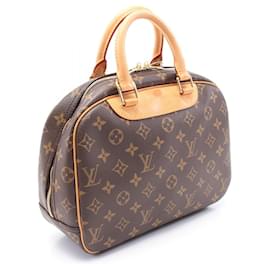 Louis Vuitton-Bolsa de mão Monogram Trouville M42228 da Louis Vuitton-Marrom