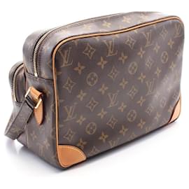 Louis Vuitton-Bolsa de Ombro Monograma Nile da Louis Vuitton M45244-Marrom