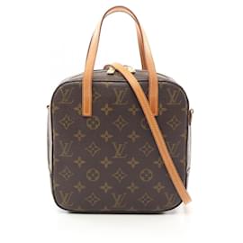 Louis Vuitton-Bolsa Monogram Spontini Louis Vuitton marrom-Marrom
