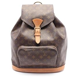 Louis Vuitton-Louis Vuitton Monogram Montsouris GM Backpack M51135-Brown