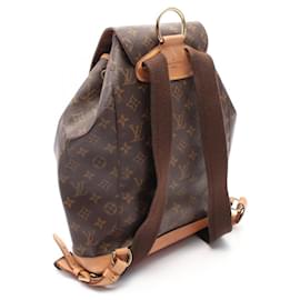 Louis Vuitton-Louis Vuitton Monogram Montsouris GM Backpack M51135-Brown