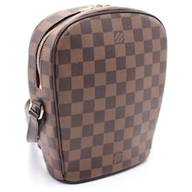 Louis Vuitton-Bolsa de Ombro Louis Vuitton Ipanema PM Damier Ebene N51294-Marrom