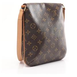 Louis Vuitton-Bolsa de ombro Louis Vuitton Monogram Musette Salsa com alça longa M51387-Marrom