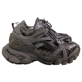 Baskets Balenciaga Track.2 en polyuréthane gris foncé Gris