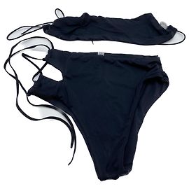 Autre Marque NON SIGNE / UNSIGNED Swimwear T.International XS Polyester Black