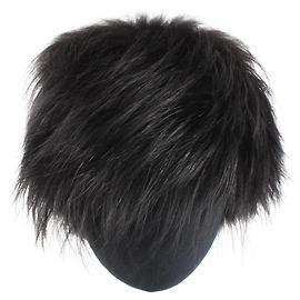 Pre-Owned Balenciaga Fur Hat Black