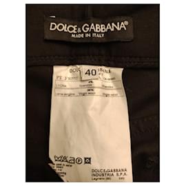 Dolce & Gabbana-DOLCE & GABBANA WOOL PANTS.-Black