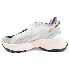 Louis Vuitton-Louis Vuitton Pink and White Sneakers-Pink,White