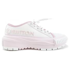 Louis Vuitton-Louis Vuitton Pink and White Sneakers-Pink,White